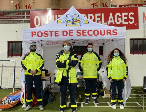 Premiers secours au stade Aguiléra